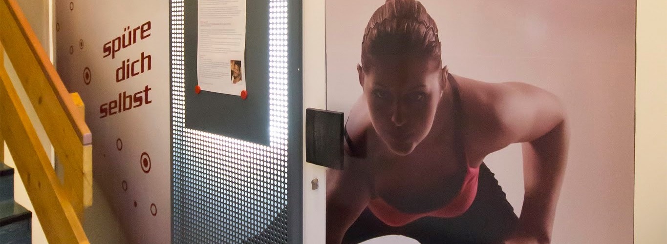 Geschäftsbeschriftung mit Digitaldruckfolien